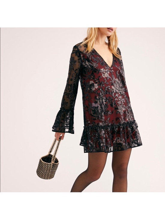 Free People Dresses & Skirts - Free People Falling Flowers Frock Dress size M